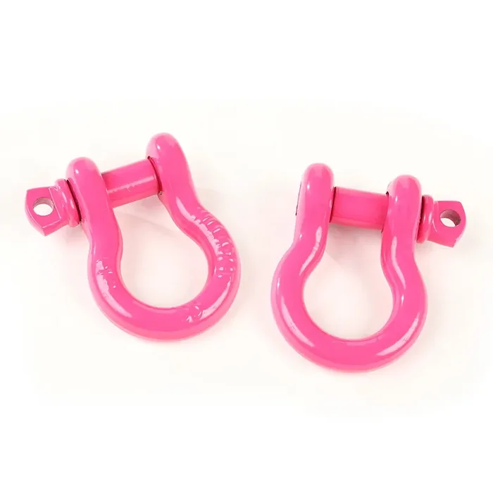 D-Ring Shackle Kit, 3/4 inch, Pink, Steel