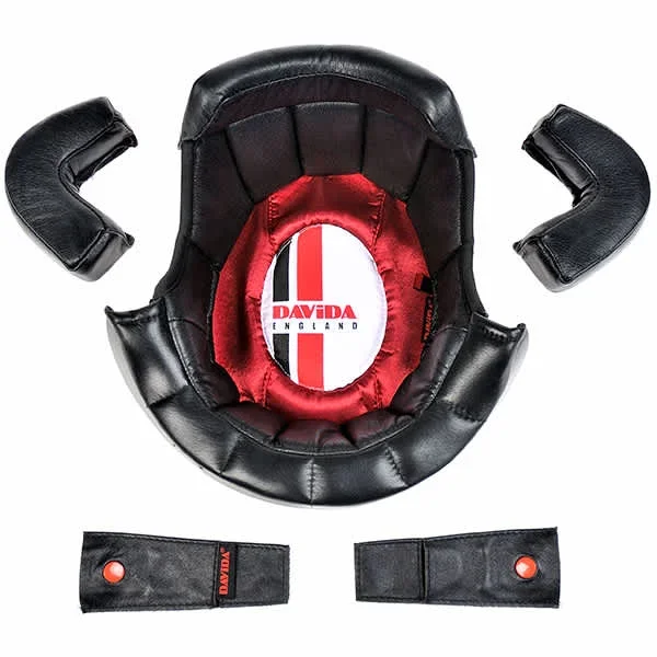 Davida 95 Leather Helmet Liner Kit Black – Speedster V4