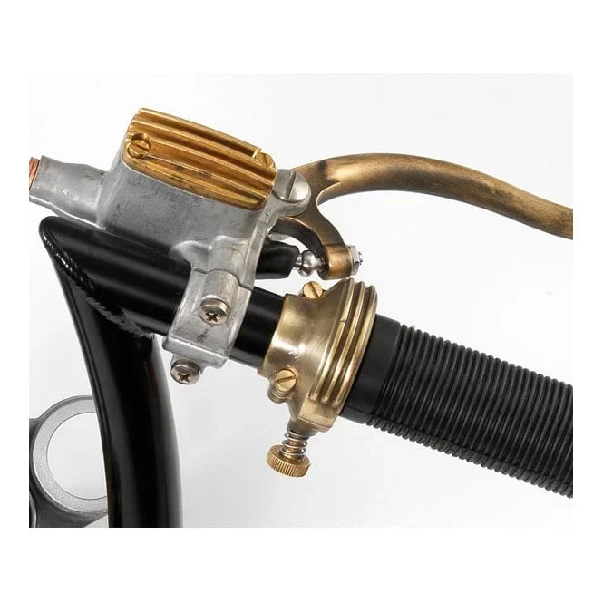 Deluxe External Throttle Housing. Raw Brass