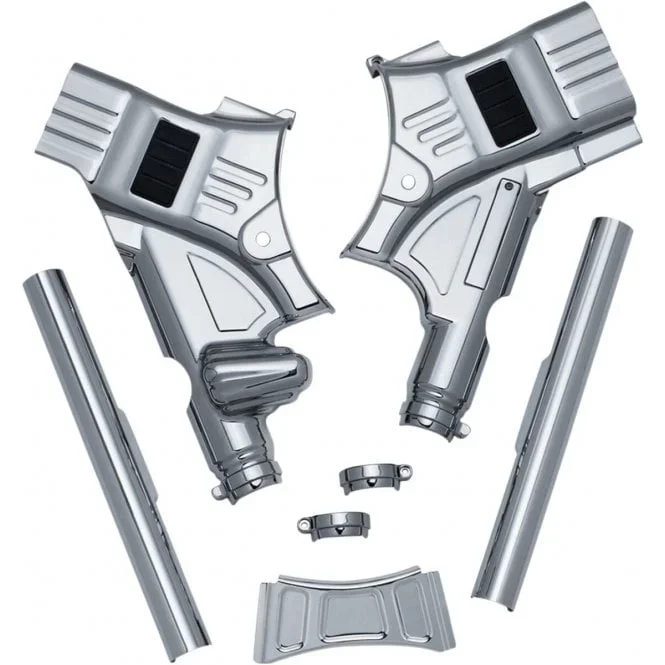 Deluxe Neck Cover Kit Softail, Touring, Trike