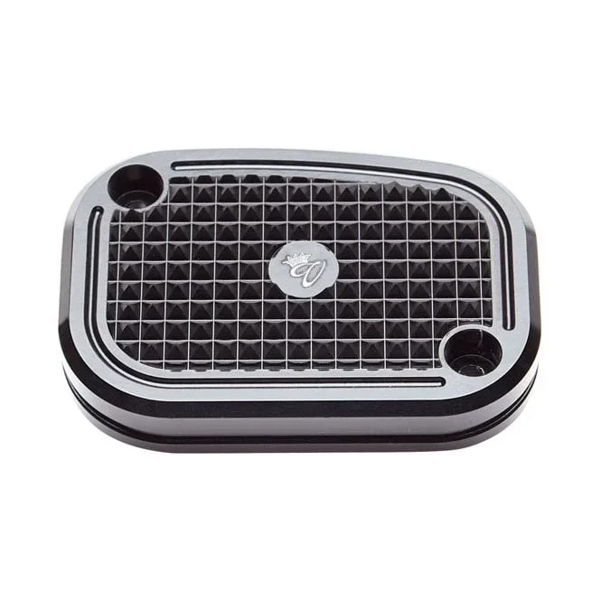 Diamond Handlebar Master Cylinder Cover. Blck