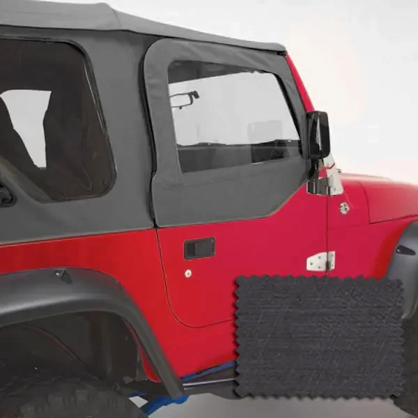 Door Skins, Black Denim 97-06 Jeep Wrangler TJ