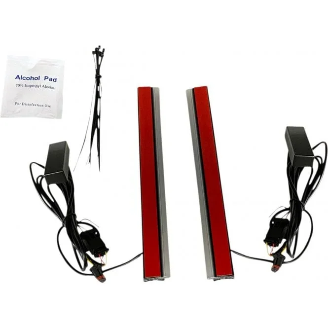 Dual Colour Plasma Rods Dyna, Softail, Classic, Touring, Trike