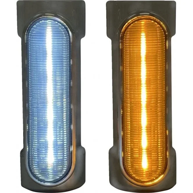 Dynamic Amber/White Engine Guard LEDs Touring