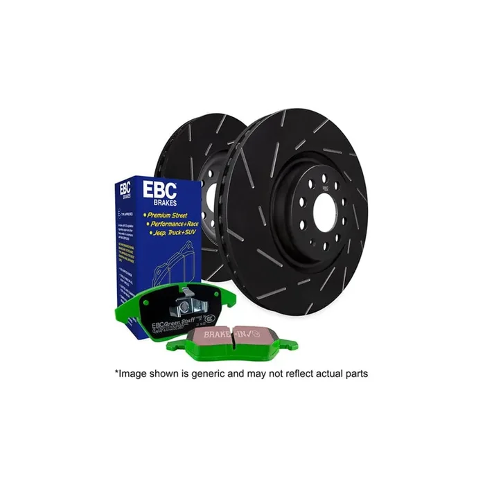 EBC PD06KF267 Ford Greenstuff Front Brake Pad & USR Disc Kit – ATE Caliper
