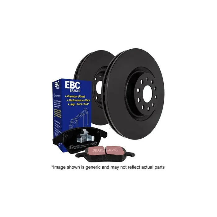 EBC PDKF2333 Ford Ultimax Front Brake Pad & Plain Disc Kit (Inc. Tourneo Custom & Transit Custom)