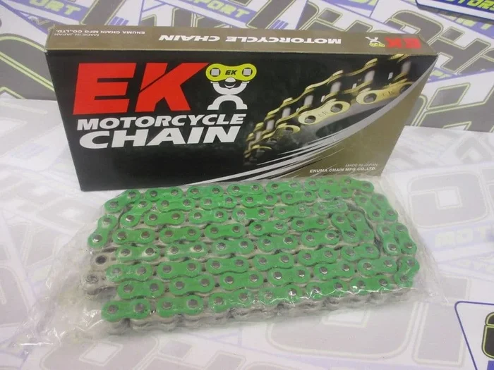 EK 525 SRX2 X-Ring Drive Chain – 525 PITCH – Green