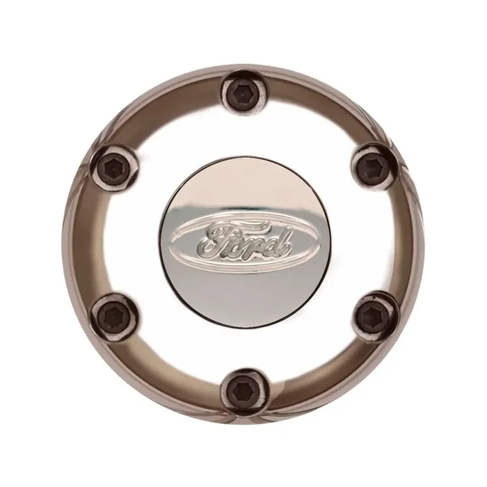 Euro/Gasser HB w/6-bolt Trim Polish Eng Ford Fits GT3 & 3-bolt wheels w/ hubs/kits