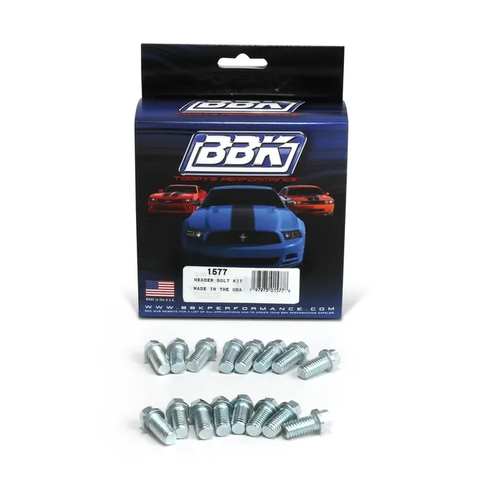 Exhaust Header Bolt Kit(16 Pcs) 94-96 Chevy Camaro, Imala, 79-96 Ford F-100 F-150