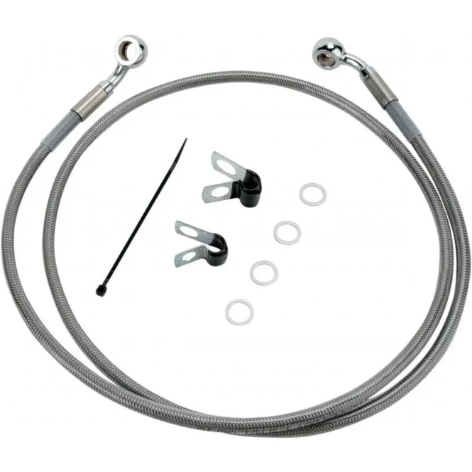 Extended Length Stainless Steel Brake Line Kit Sportster