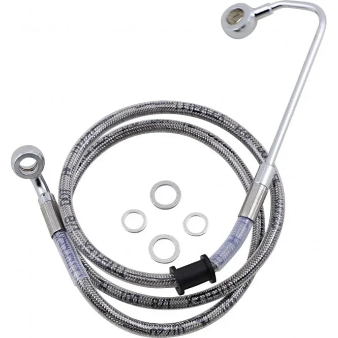 Extended Length Stainless Steel Brake Line Softail