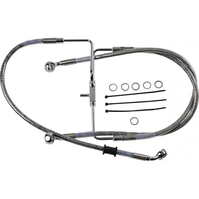 Extended Length Stainless Steel Brake Line Sportster