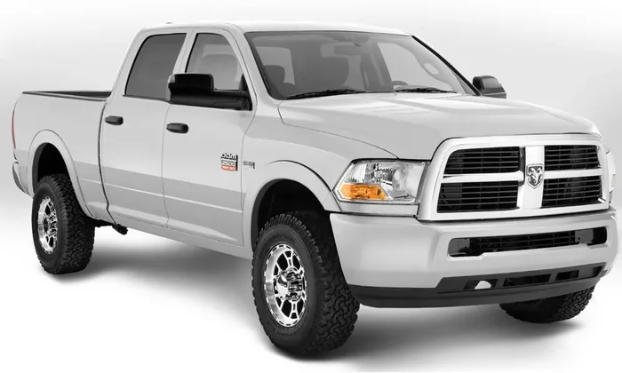 Factory Style Color Matched Fender Flare Set 16-18 Dodge Ram 2500, 3500