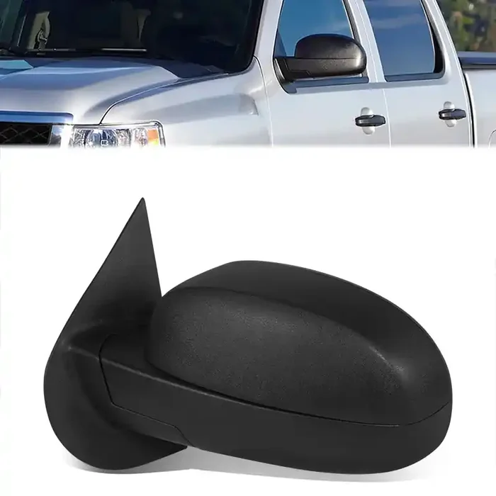 Factory Style Door Mirror (Driver Left) 07-14 Chevy Silverado, 07-10 GMC Sierra 2500, 3500 HD