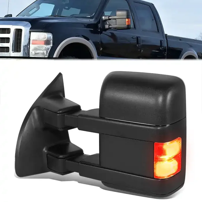 Factory Style Door Mirror (Driver Left) 08-10 Ford F-250, 350 Super Duty