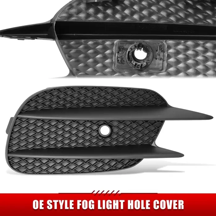 Factory Style Fog Light Bezel 17-19 Mercedes-Benz E300, 20 E350, 17-18 E400, 19-20 E450
