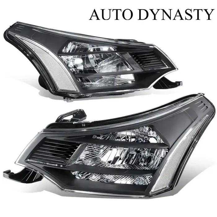 Factory Style Headlights Assembly 08-11 Ford Focus