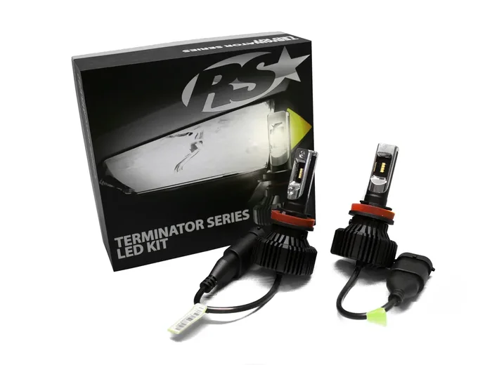 Fan-less LED Conversion Headlight Kit H11