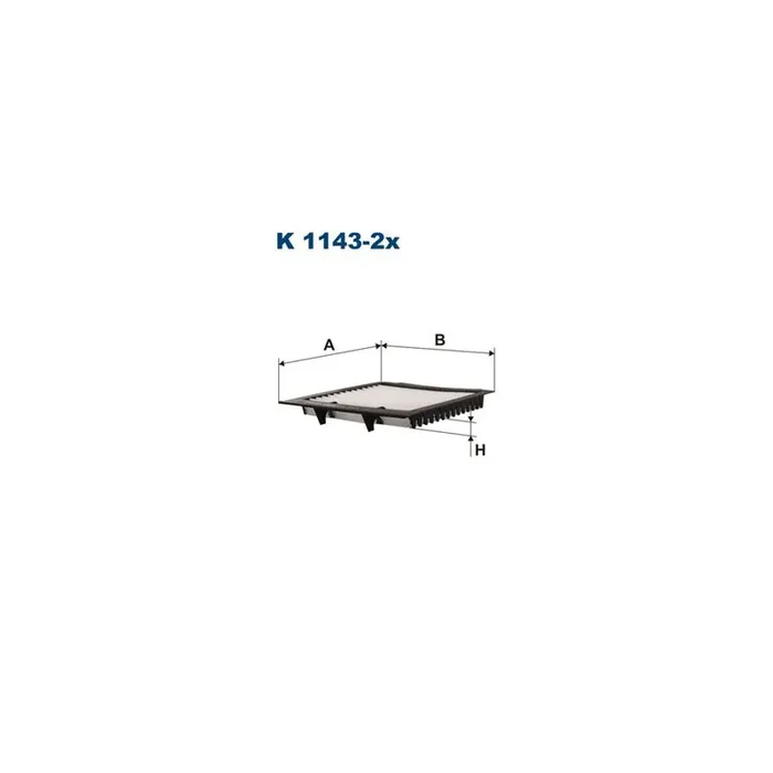 Filtron K 1143-2X Pollen Filter For Land Rover Range Rover II (P38A)