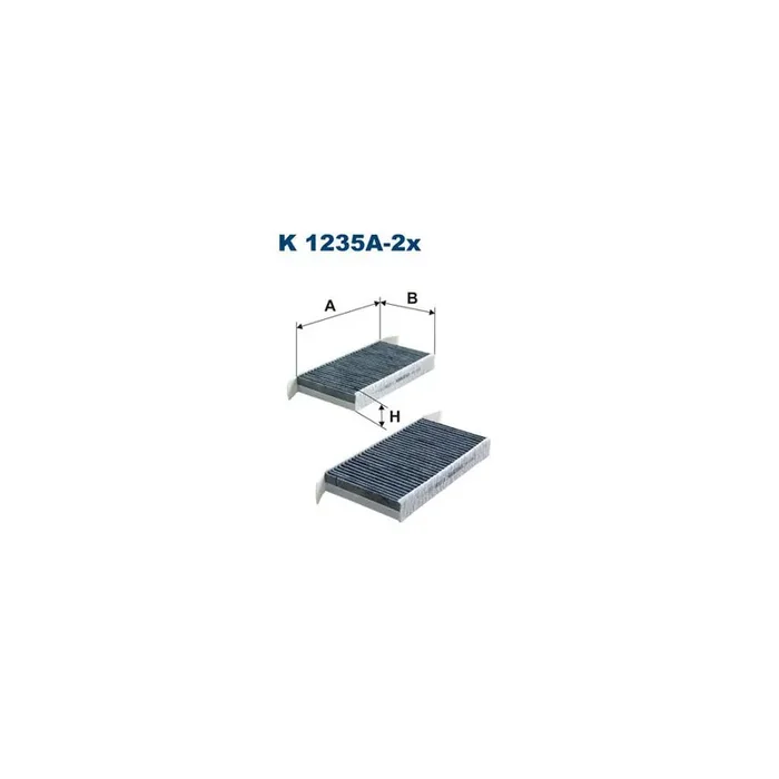 Filtron K 1235A-2X Pollen Filter For Renault Laguna