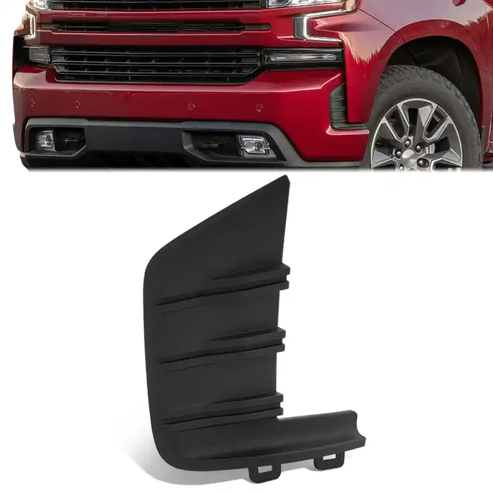 Front Left Bumper Grille Trim 19-21 Chevy Silverado 1500, 2022 1500 Ltd