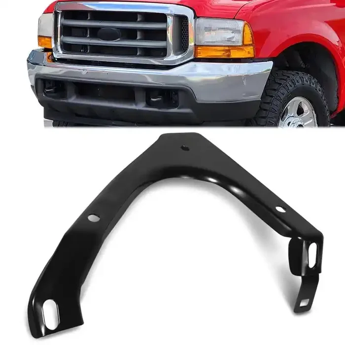 Front Right Side Outer Bumper Bracket 01-02 Ford F-250 F-350 Super Duty