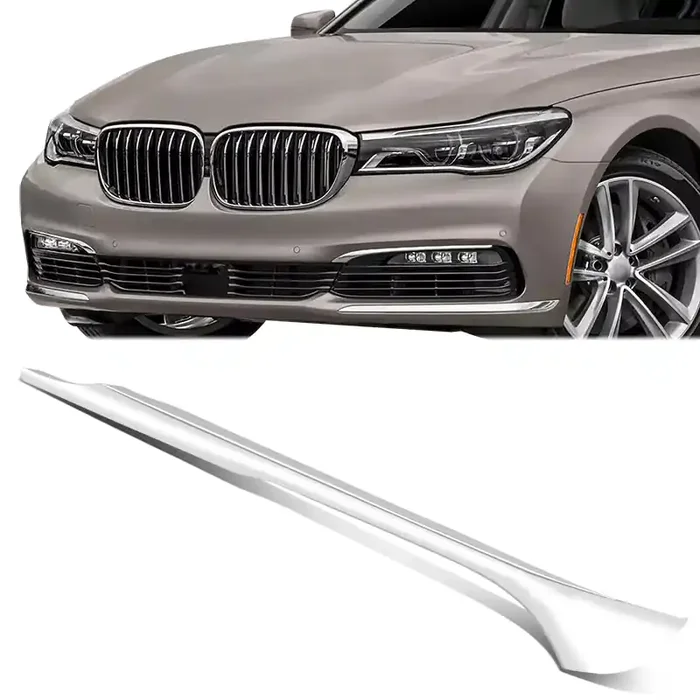 Front Right Upper Bumper Cover Molding 18-20 BMW 530E, 17-20 530I 540I