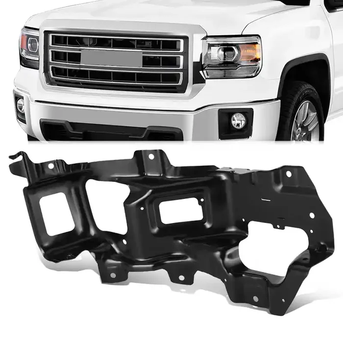 Front Upper Bumper Cover Support Bracket (Left) 14-15 GMC Sierra 1500