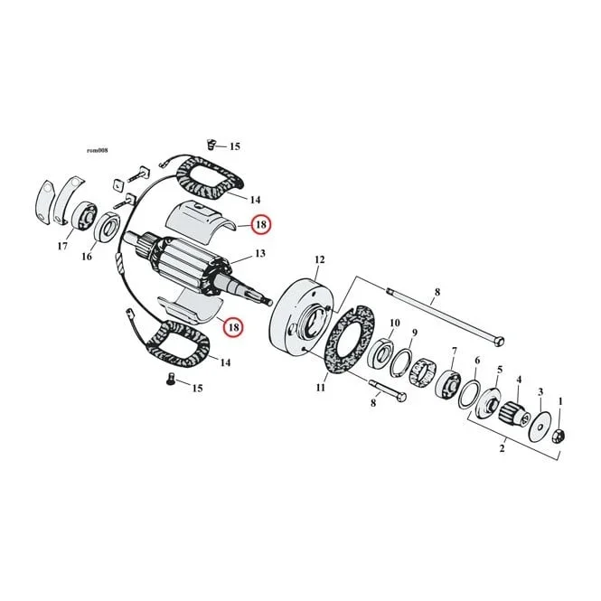 Generator Pole Piece, Field Coil