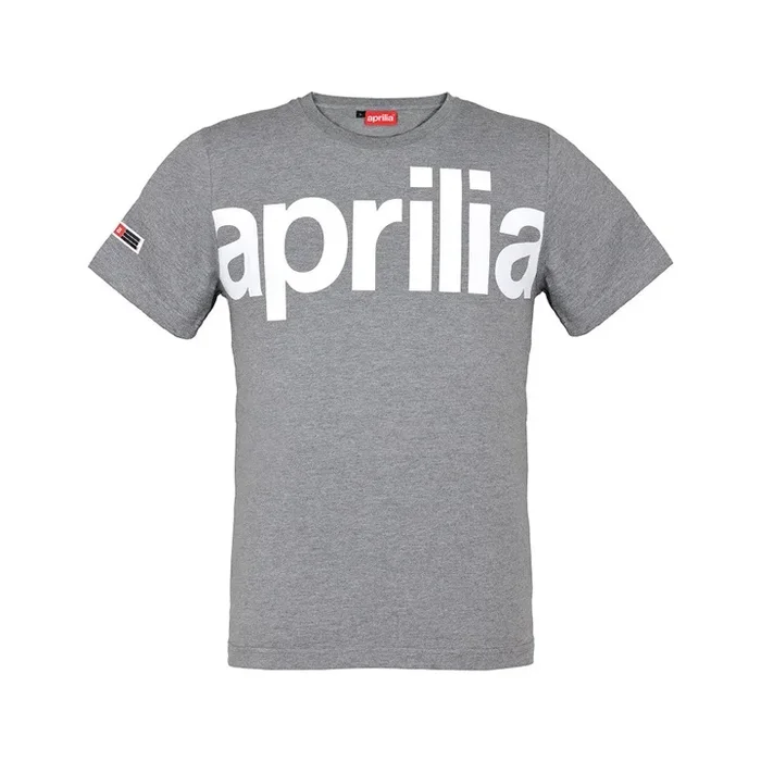 Genuine Aprilia Wide Print T-Shirt – Grey