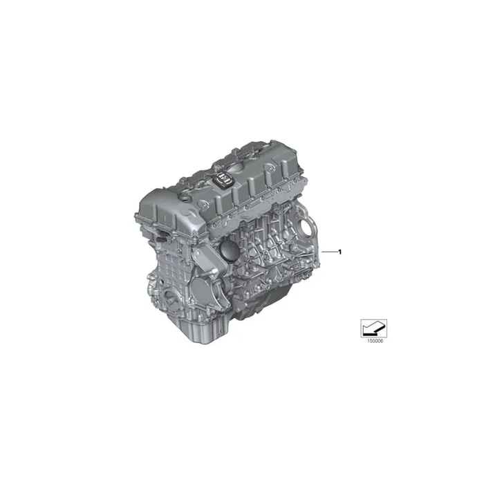 Genuine BMW 11002413127 F10 F10 Exch. Short Engine N55B30A (Inc. Hybrid 5)