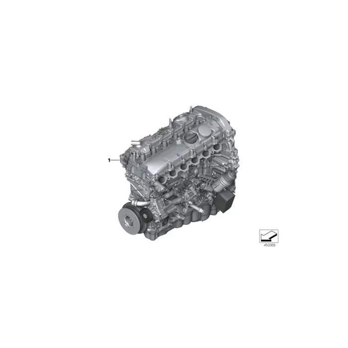 Genuine BMW 11002457989 G15 G05 G06 Exch. Short Engine B58B30C (Inc. 840iX, X6 40i & X5 40i)