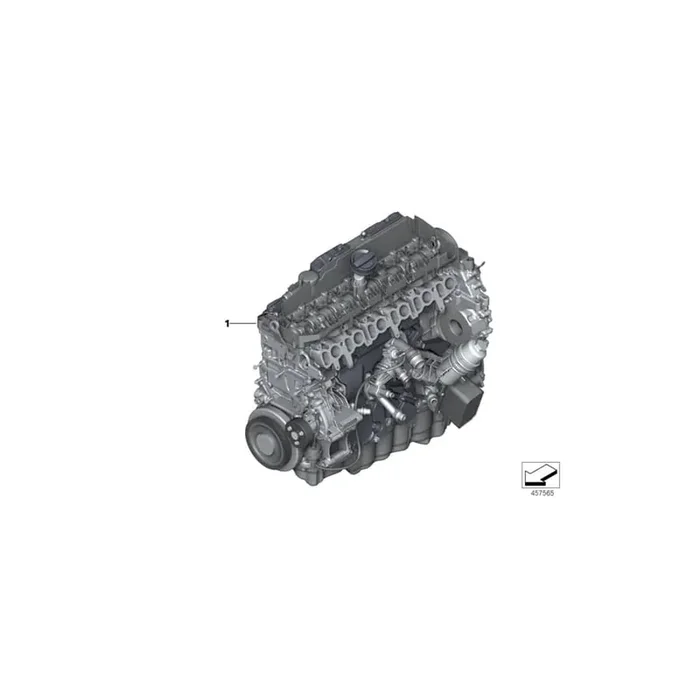 Genuine BMW 11002473250 G05 G07 G11 Exch. Short Engine B57D30C (Inc. X6 M50dX, X5 M50dX & 750dX)