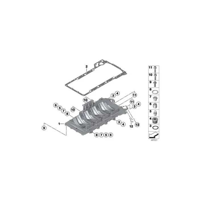 Genuine BMW 11007730133 O-Ring 7,65X1,78 FKM (Inc. M6 GT3)