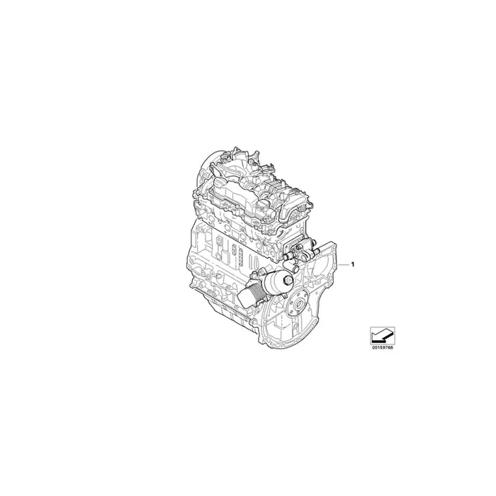 Genuine BMW 11007812258 R56 Short Engine 9HZ (Inc. One D & Cooper D)