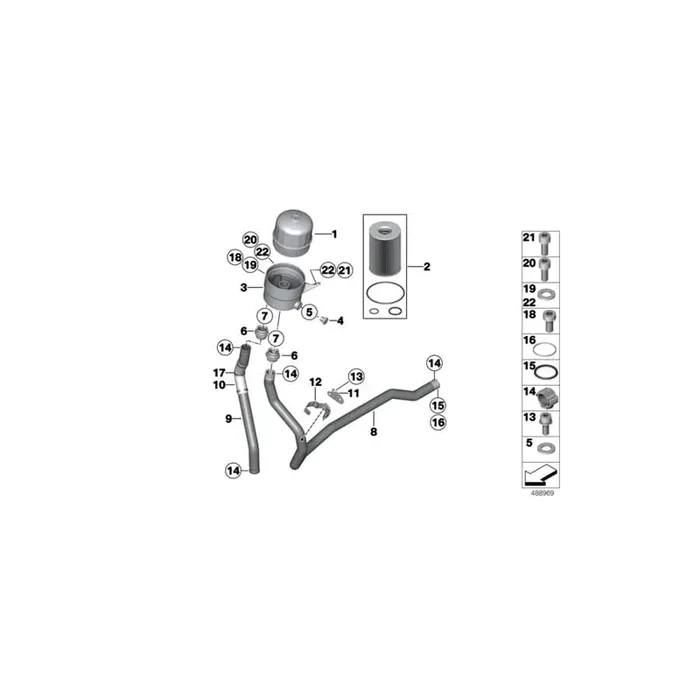 Genuine BMW 11008307388 Washer 8,4X13X1,5 (Inc. M6 GT3)