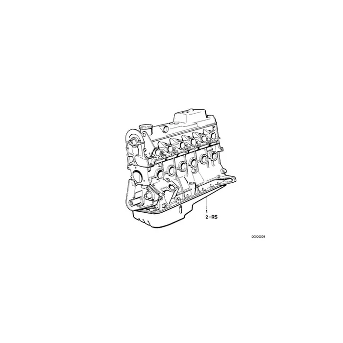Genuine BMW 11009058447 E30 E28 Set Mounting Parts Short Engine (Inc. 324d & 524d)