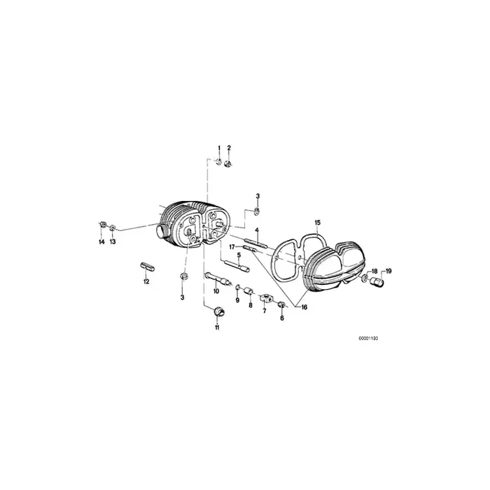 Genuine BMW 11111460391 O-Ring 15X2,5 (Inc. R90/6, R60/6 & R60/5)