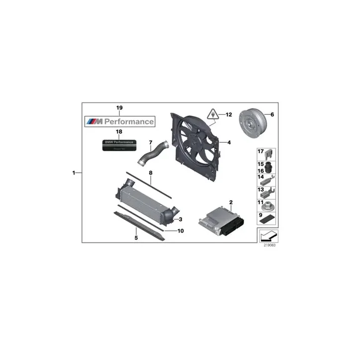 Genuine BMW 11122179619 E82 E81 E87 Power Kit BMW PERFORMANCE (Inc. 120d)