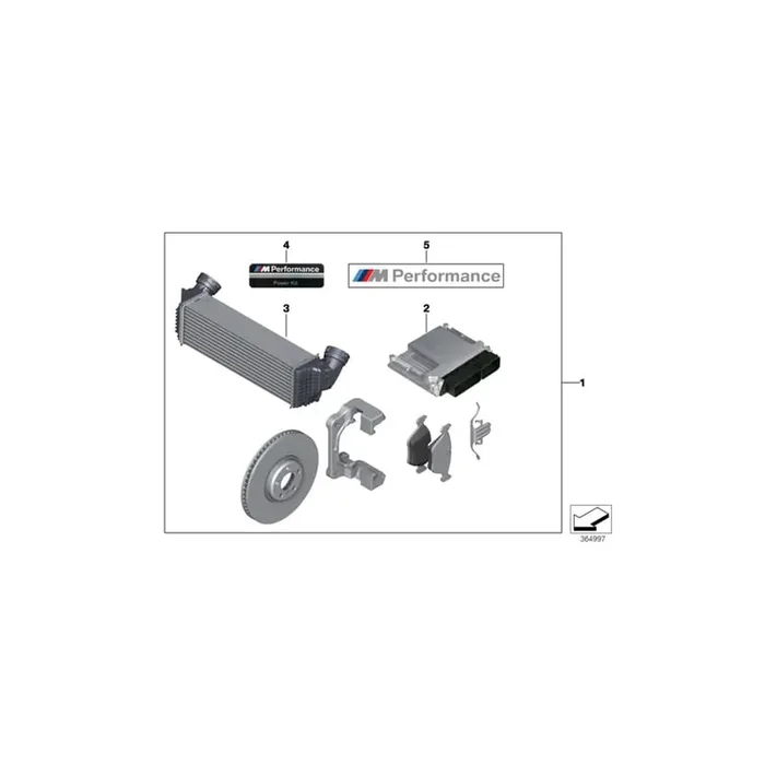Genuine BMW 11122354630 F15 F16 Power Kit M PERFORMANCE (Inc. X5 30dX & X6 30dX)