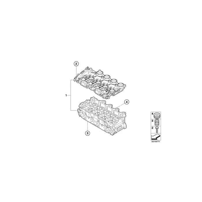 Genuine BMW 11127805937 R56 Screw With Flange M6X36 (Inc. One D & Cooper D)