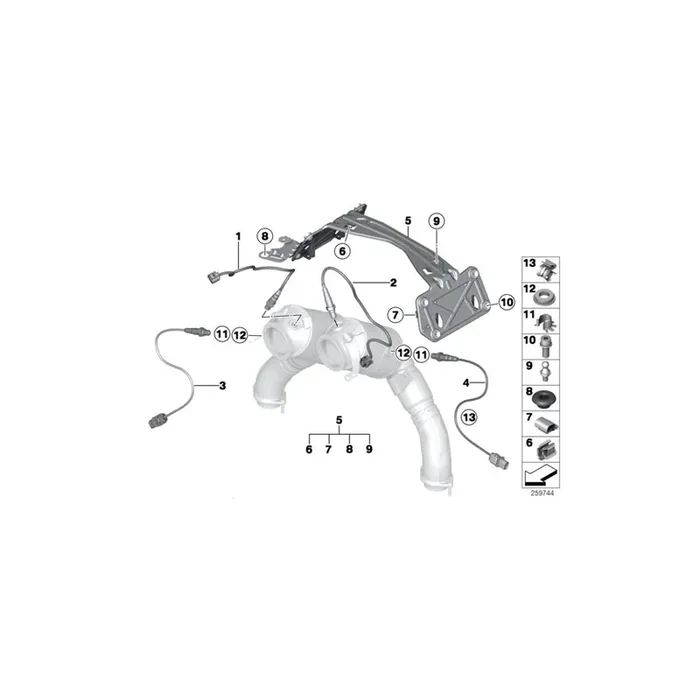 Genuine BMW 11157590624 F10 F13 Ball Pin (Inc. M5 & M6)