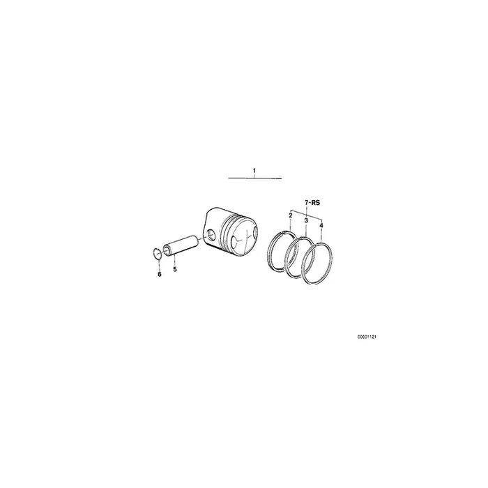 Genuine BMW 11251335043 Piston 69,97 E=9,2 (Inc. R45)
