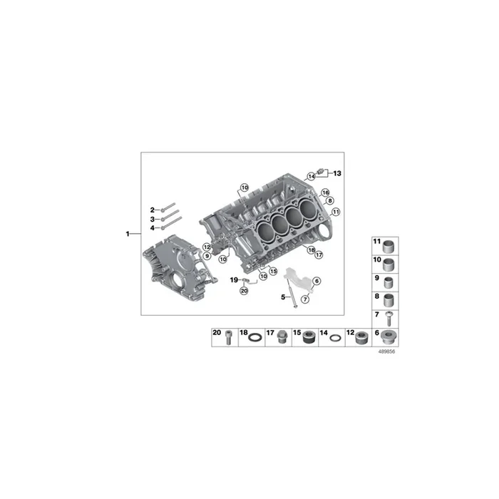 Genuine BMW 11257966210 E65 Piston 92,007mm (Inc. Alpina B7)
