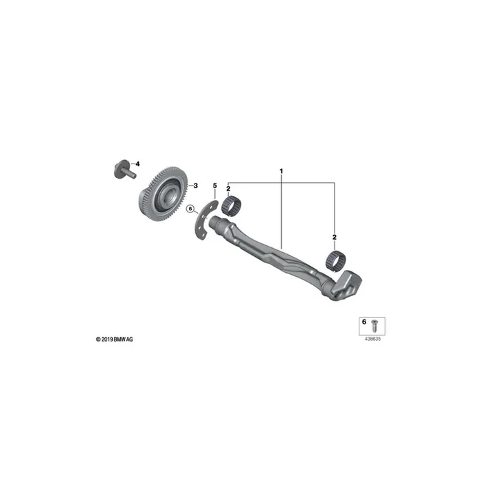 Genuine BMW 11278645453 F36 F23 F55 Compensating Shaft (Inc. 218i, Cooper & 418i)