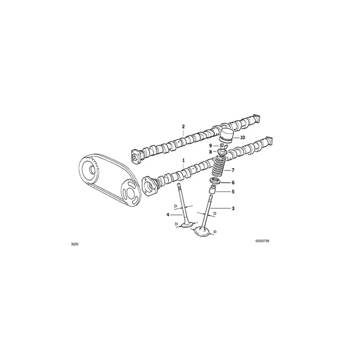 Genuine BMW 11311403791 E36 Inlet Camshaft (Inc. M3)