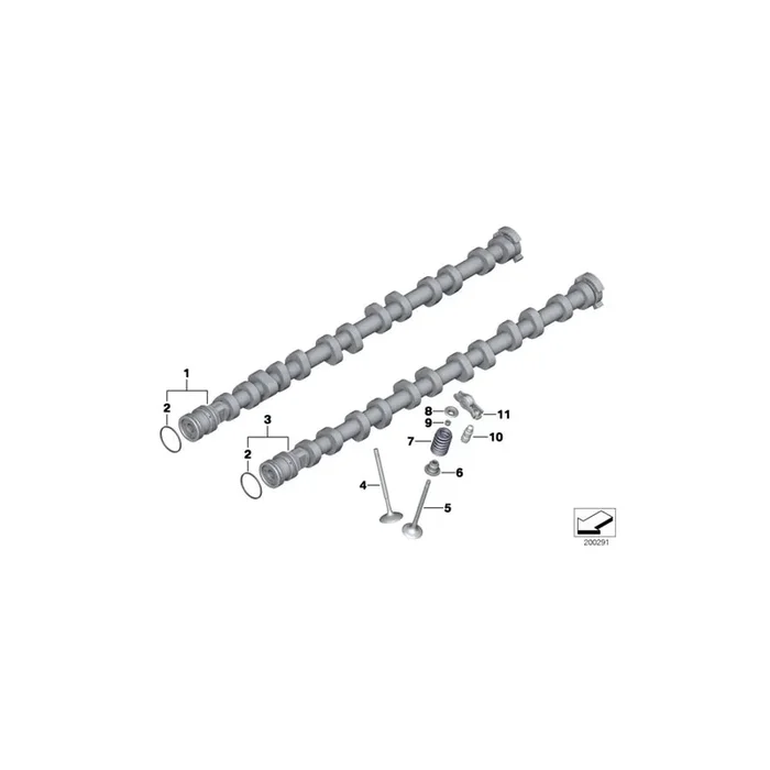 Genuine BMW 11317583234 G12 F02 F01 Inlet Camshaft Zyl. 7-12 (Inc. M760LiX, Ghost & Ghost EWB)