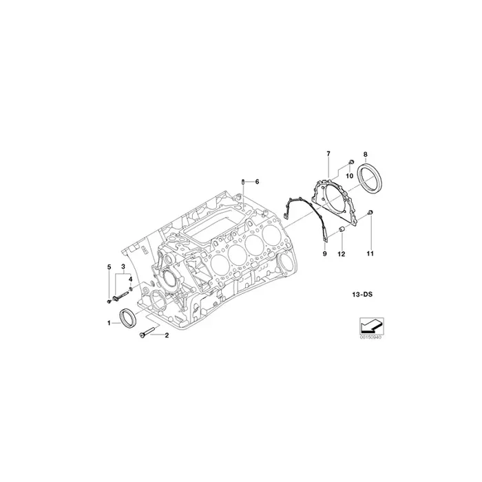 Genuine BMW 11317792701 E65 Oil Spraying Nozzle (Inc. 745d)