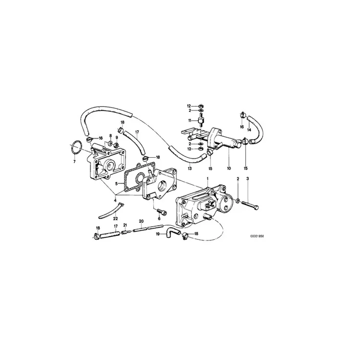 Genuine BMW 11531288029 E21 Additional Air Slide Valve (Inc. 323i)
