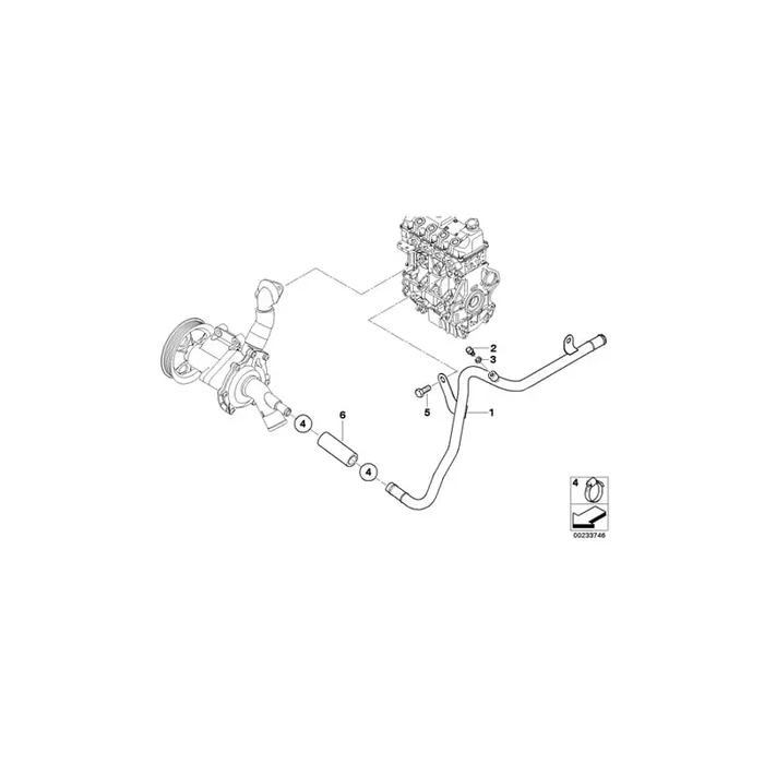 Genuine BMW 11537514987 R50 Hose Clamp (Inc. One 1.4i, Cooper & One)